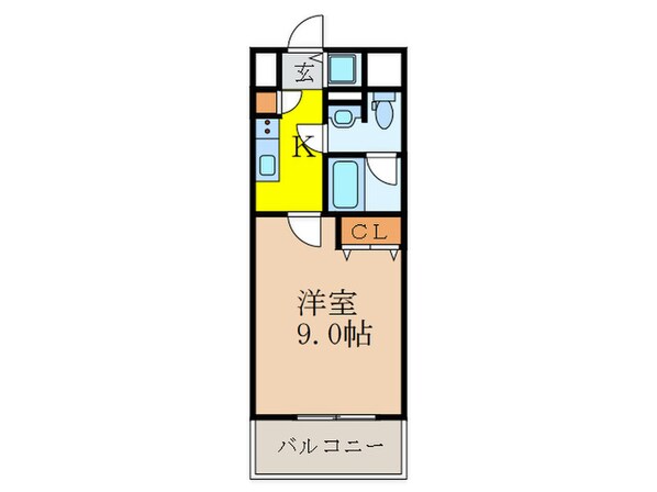 プラウドフラット新大阪の物件間取画像